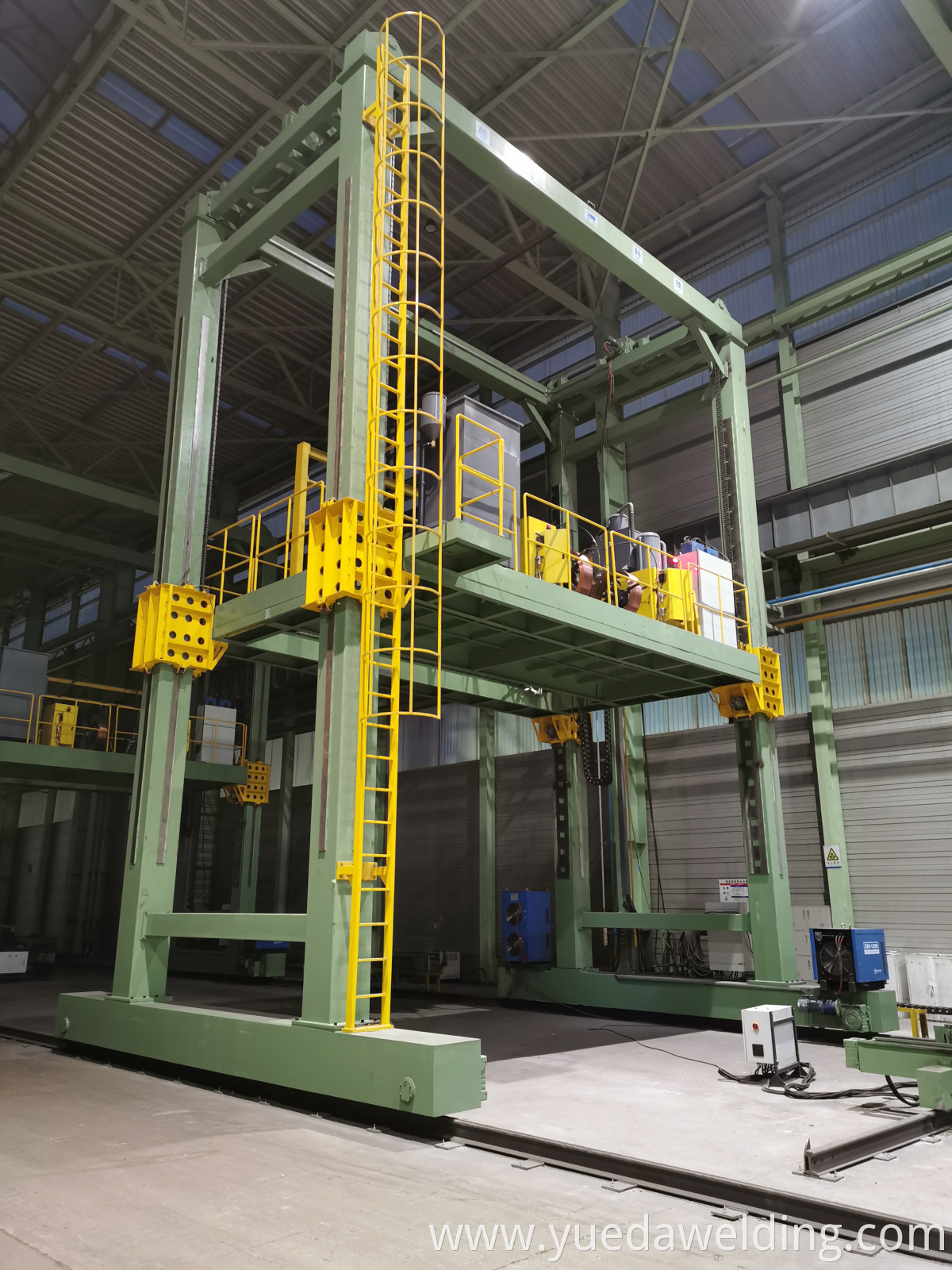 Automatic wind tower welding machine welding rod production line